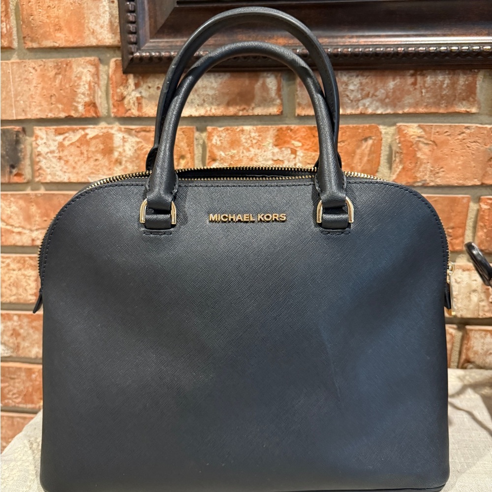 Gently Used Black Michael Kors Cindy Satchel